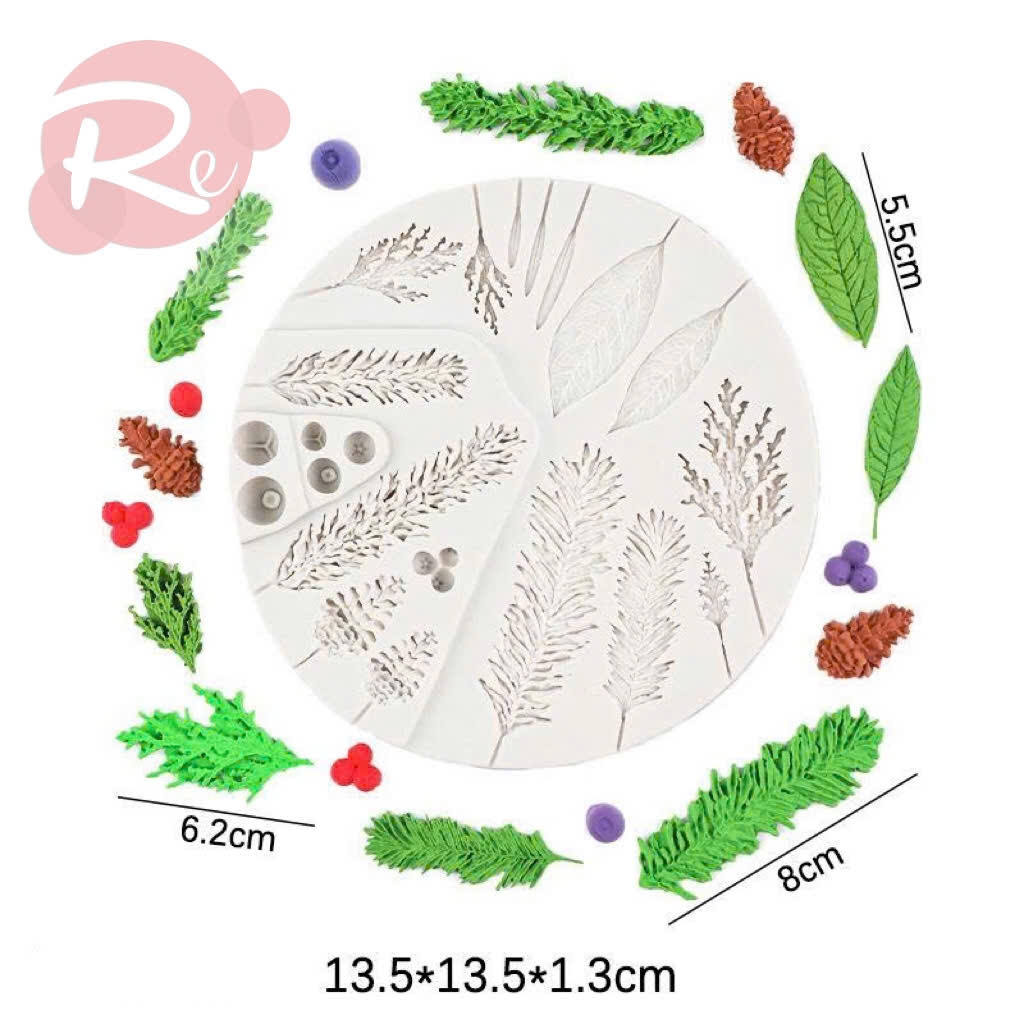 Khuôn Silicon - Lá thông