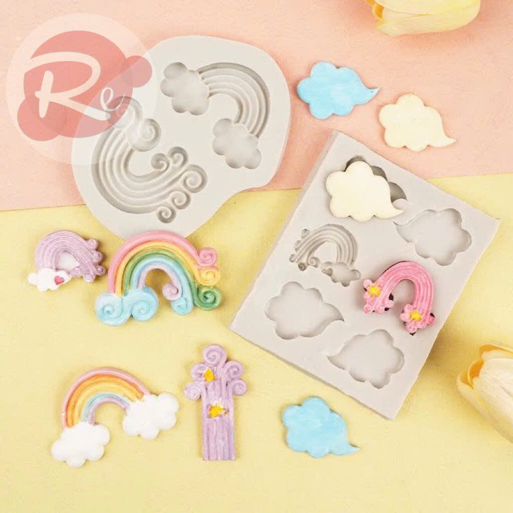 Khuôn Silicon - Bộ 3 cầu vồng