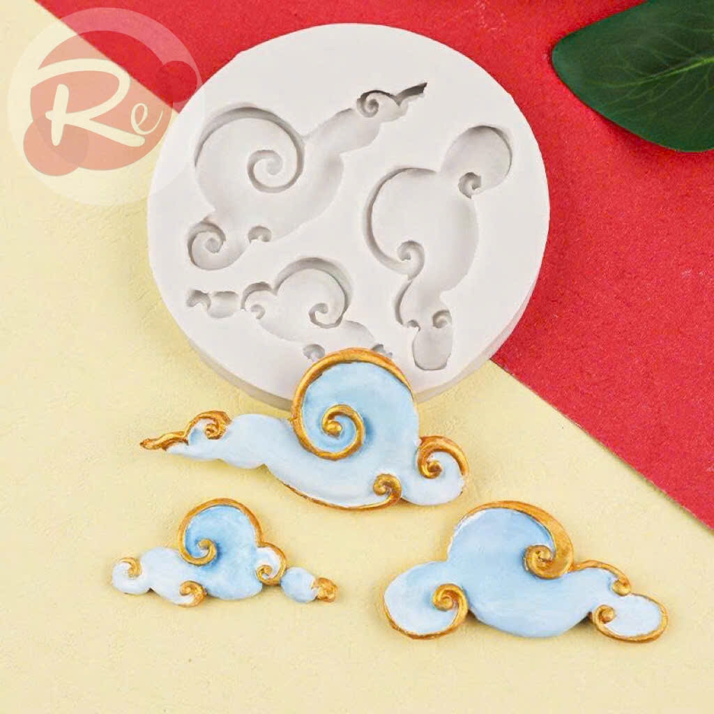 Khuôn Silicon - Mây cổ đại tròn