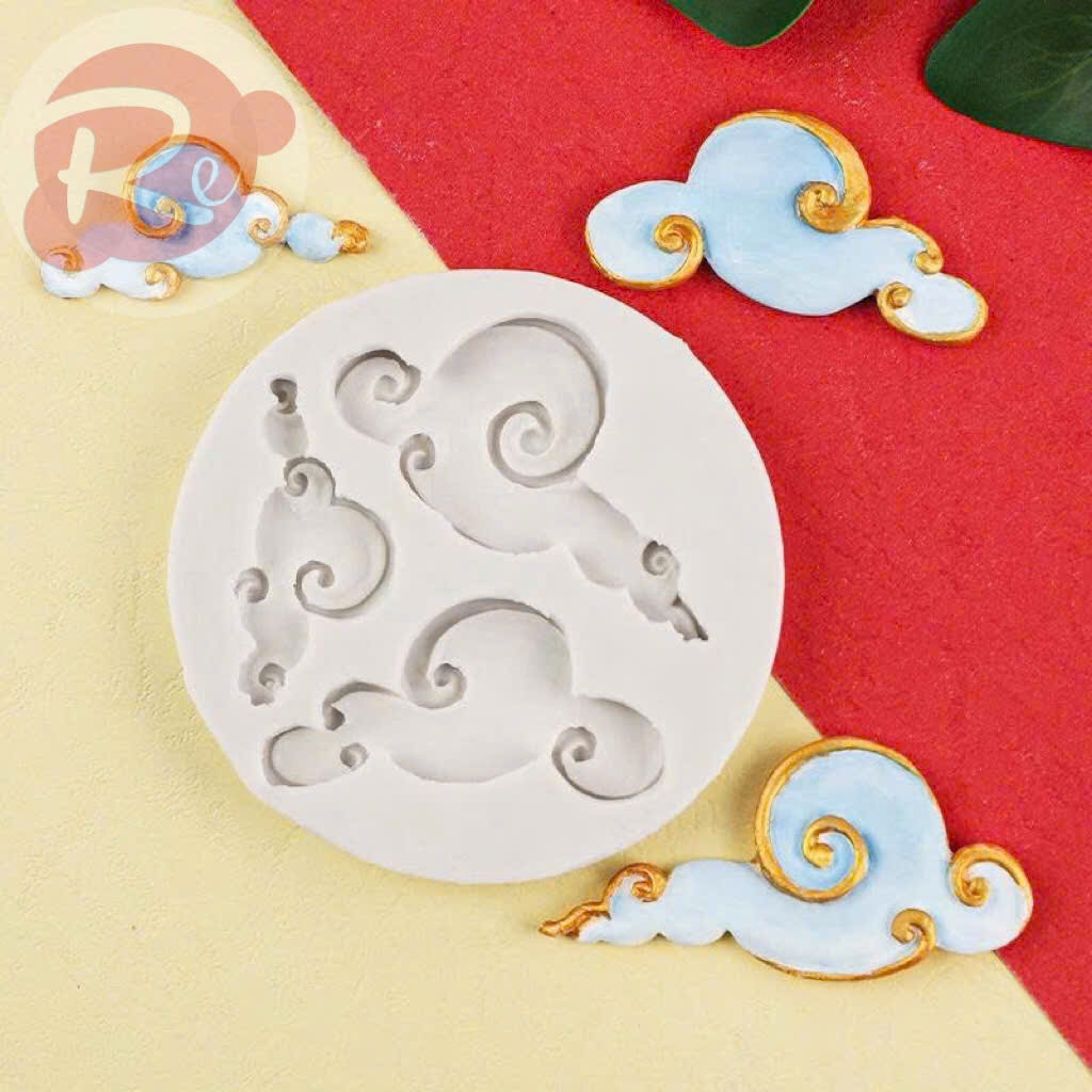 Khuôn Silicon - Mây cổ đại tròn