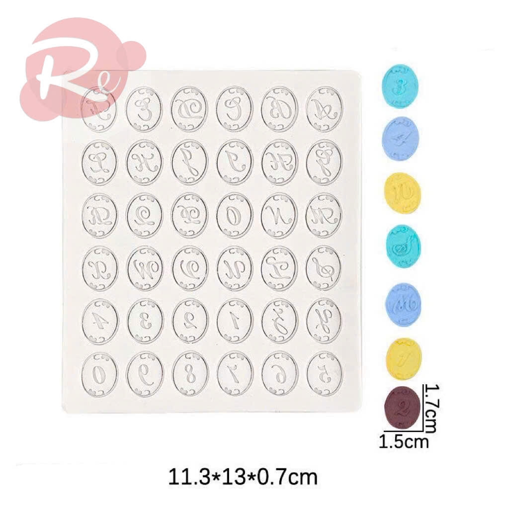 Khuôn Silicon - Chữ cổ điển