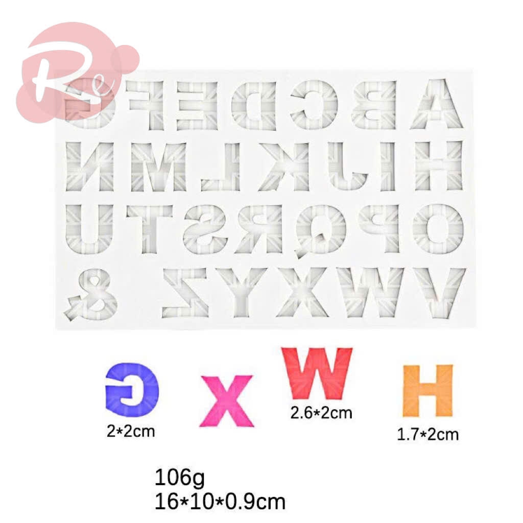 Khuôn Silicon - Chữ tia sáng