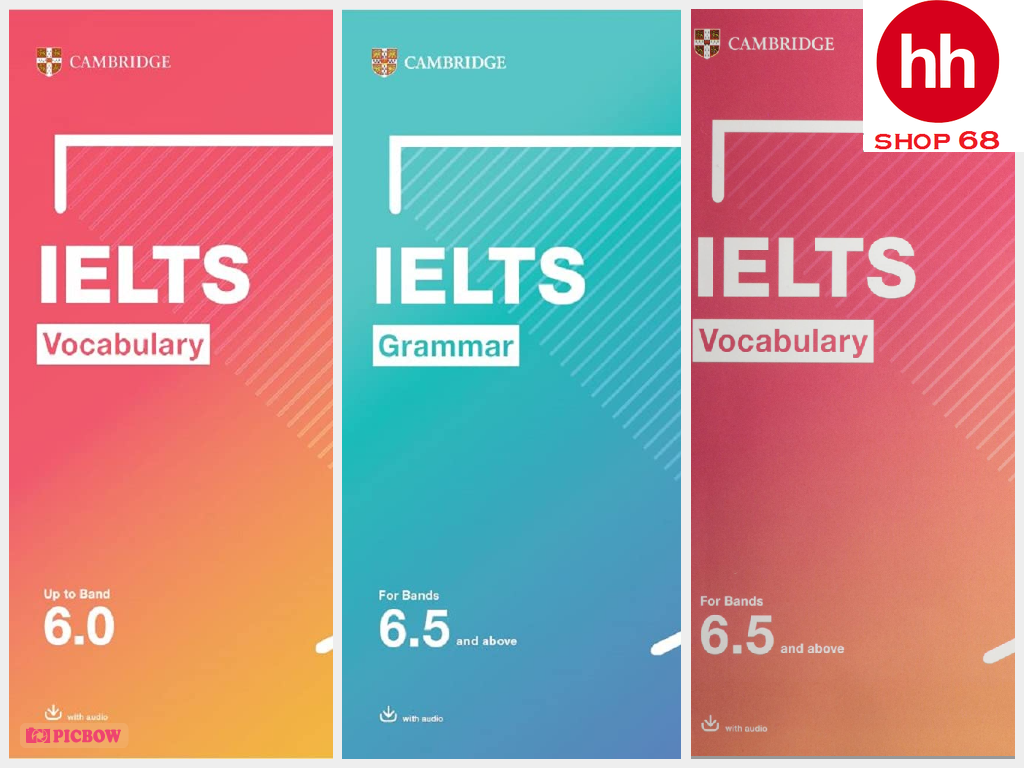 Grammar for IELTS và Vocabulary for IELTS (Combo 3 sách)