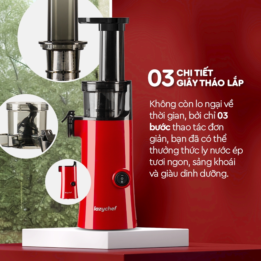 Máy ép chậm biết làm kem 3S (dòng130W)