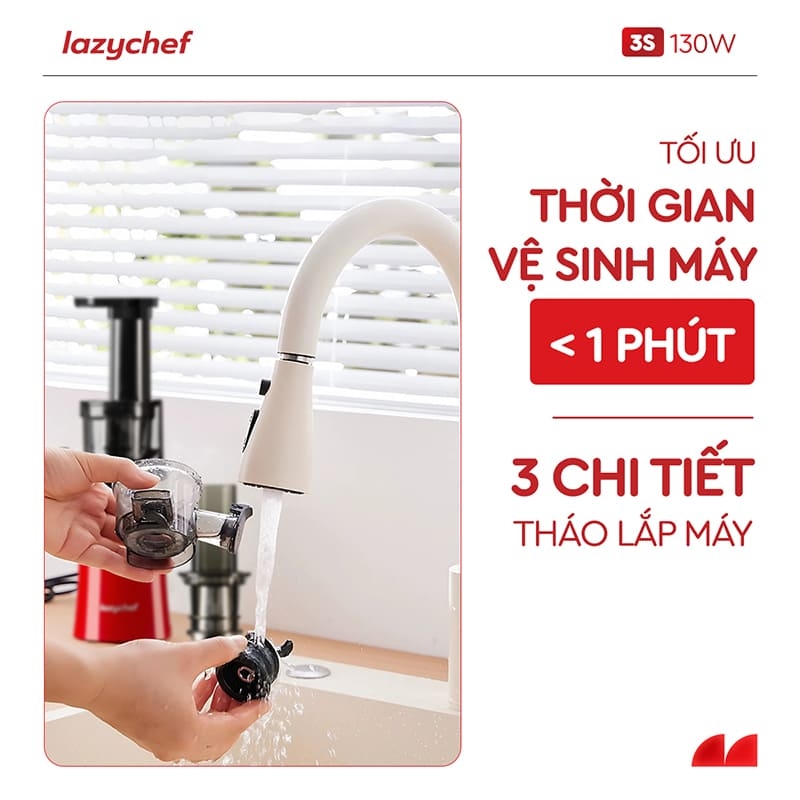 Máy ép chậm biết làm kem 3S (dòng130W)