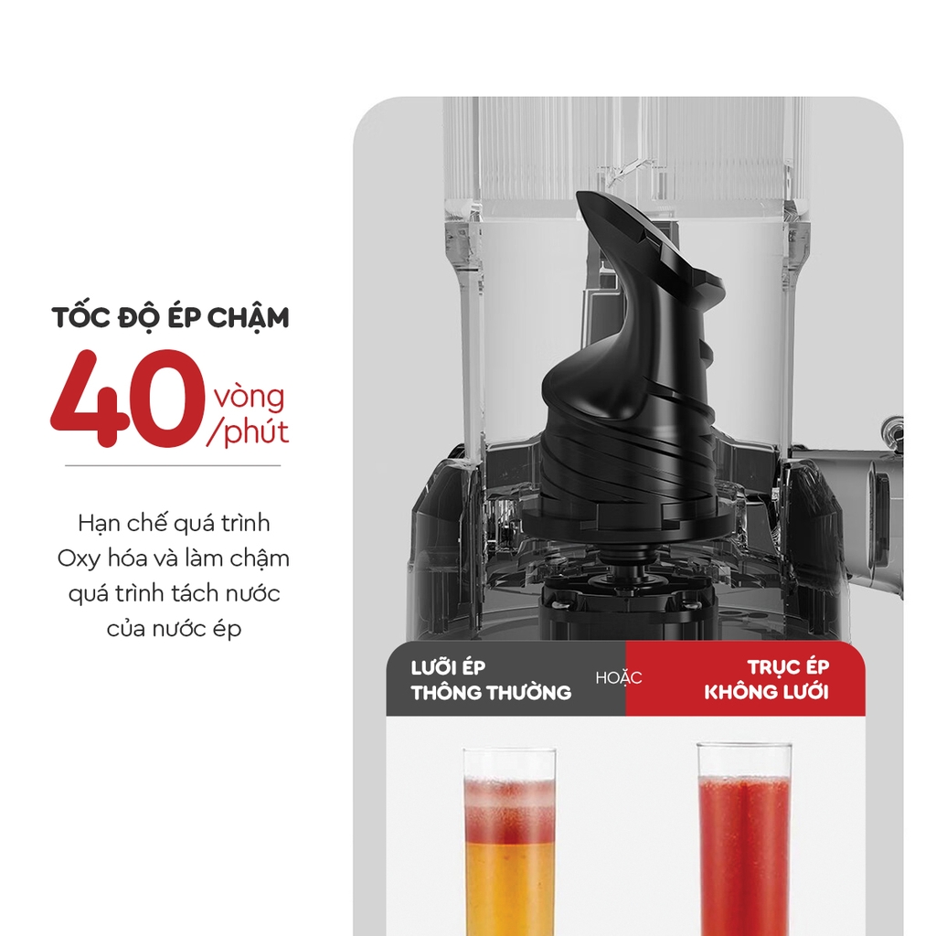[BÁN CHẠY NHẤT] Máy ép chậm nguyên quả 3S Premium Lazychef