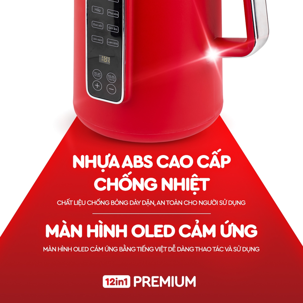 MÁY XAY NẤU ĐA NĂNG 12IN1 LAZYCHEF PREMIUM