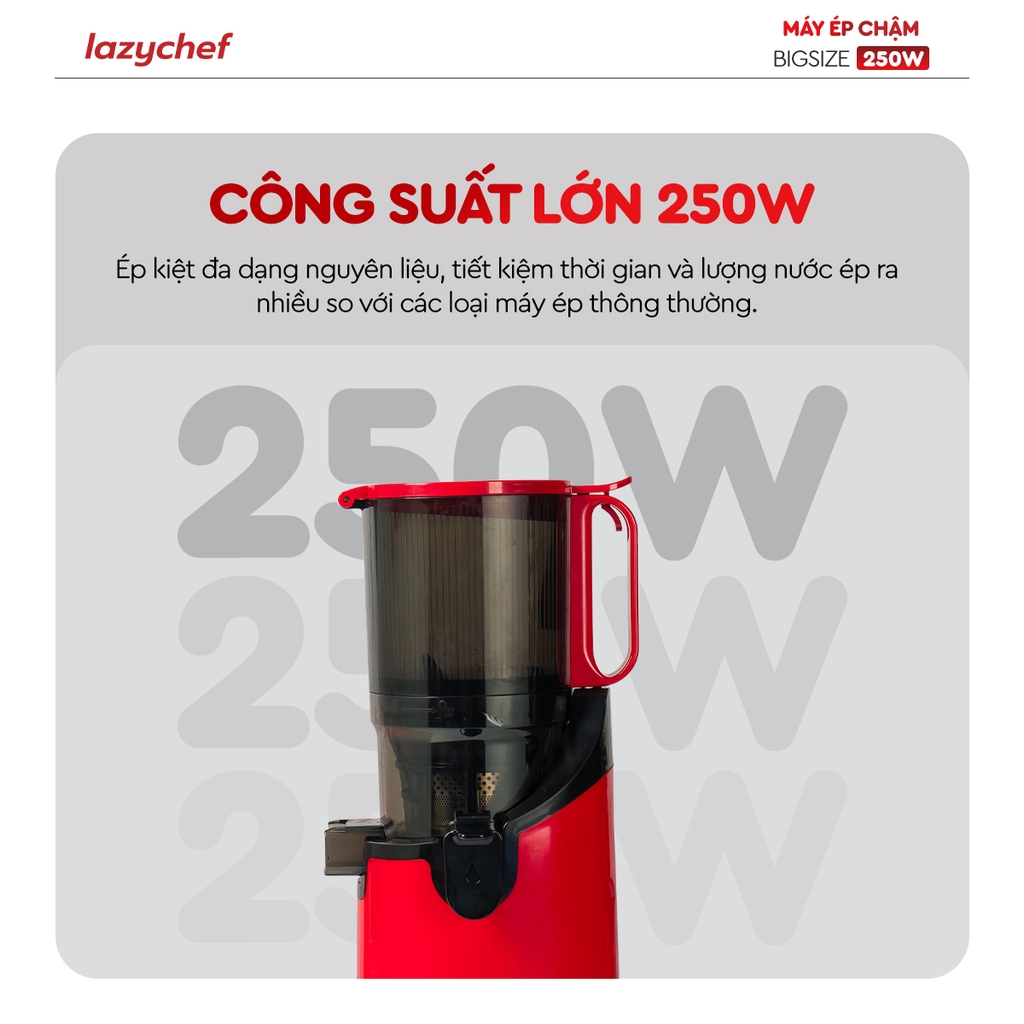 Máy ép chậm Bigsize 3S Lazychef