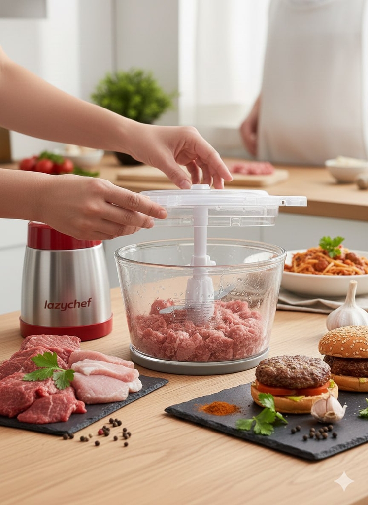 |HOT| MÁY XAY THỊT ĐA NĂNG PREMIUM LAZYCHEF