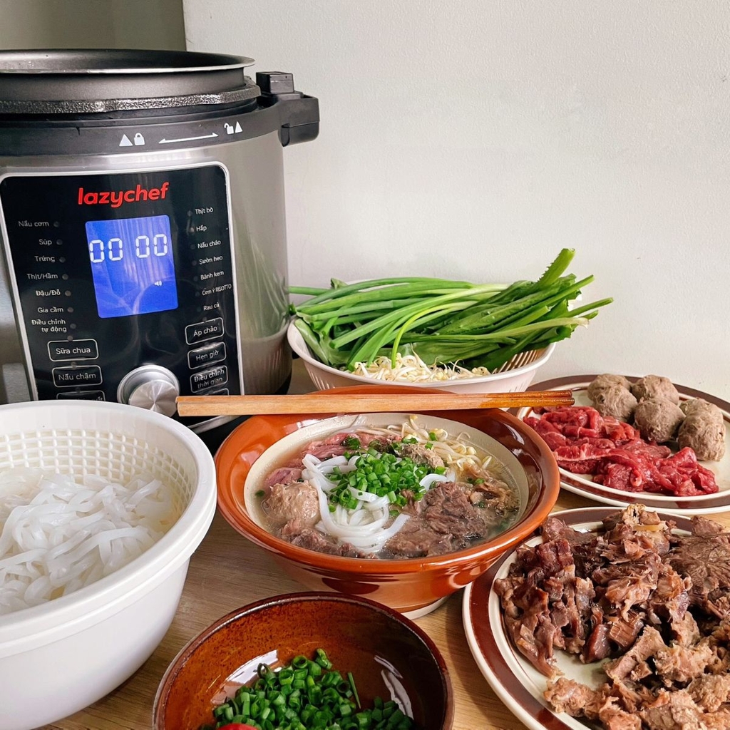NỒI CHIÊN HẦM ĐA NĂNG 16IN1 LAZYCHEF
