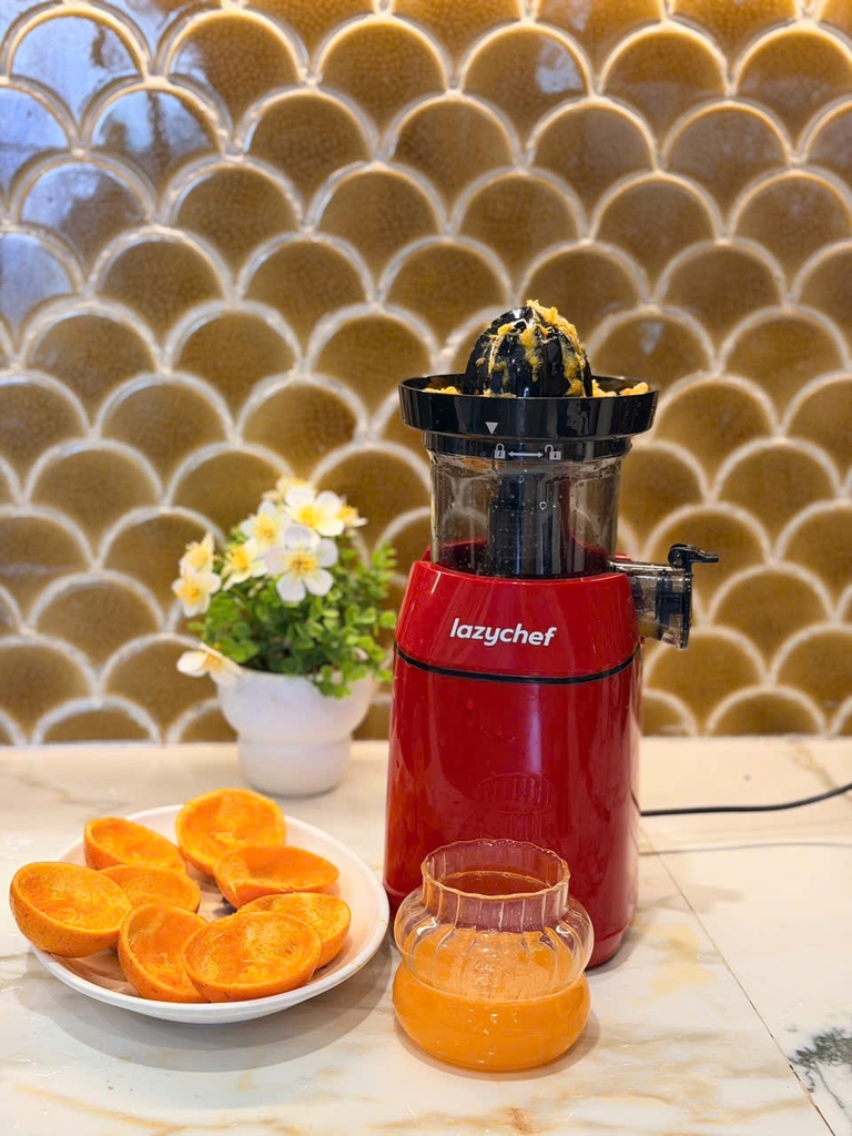 |PHIÊN BẢN CẢI TIẾN TÍCH HỢP VẮT CAM| MÁY ÉP CHẬM PREMIUM MAX LAZYCHEF