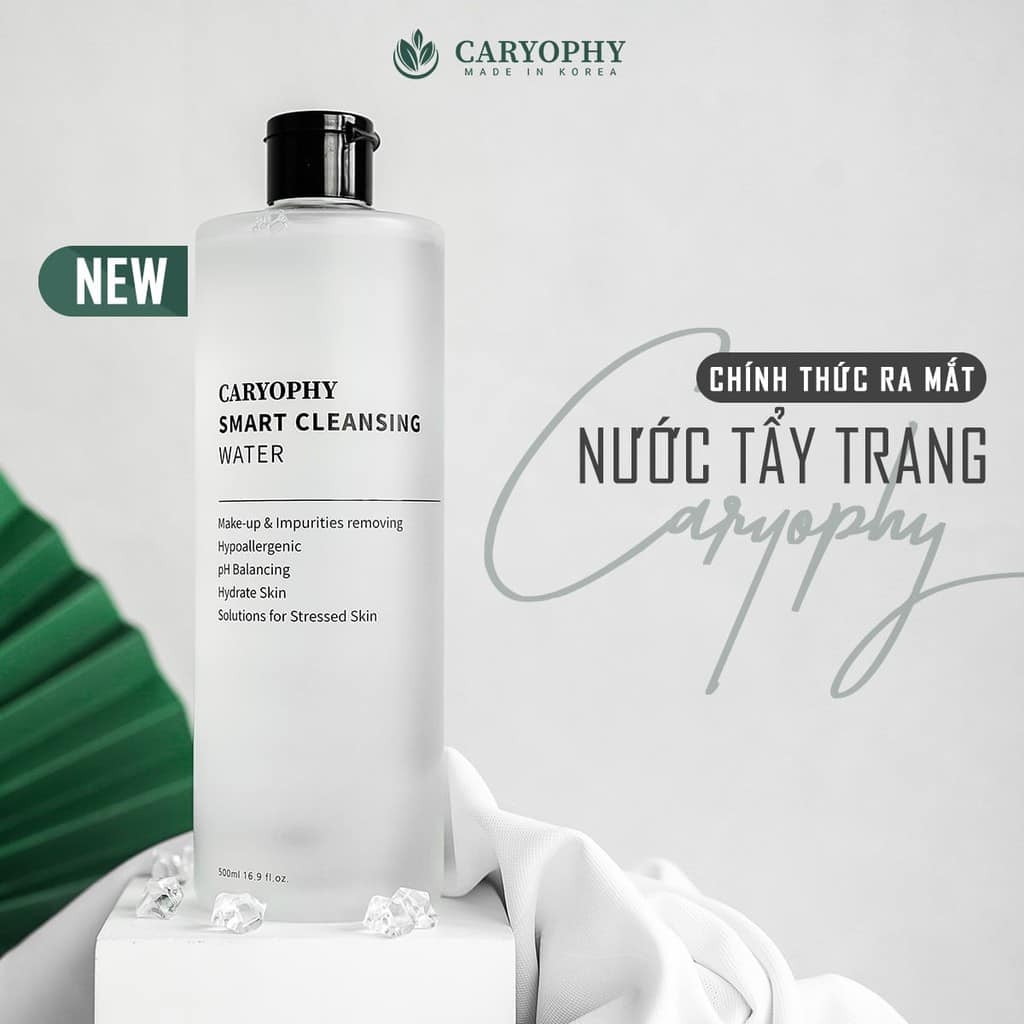 Nước Tẩy Trang Dành Cho Da Dầu Mụn Caryophy Smart Cleansing Water