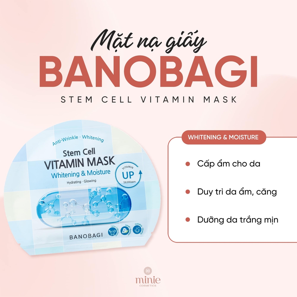 Mặt Nạ BANOBAGI STEM CELL VITAMIN MASK