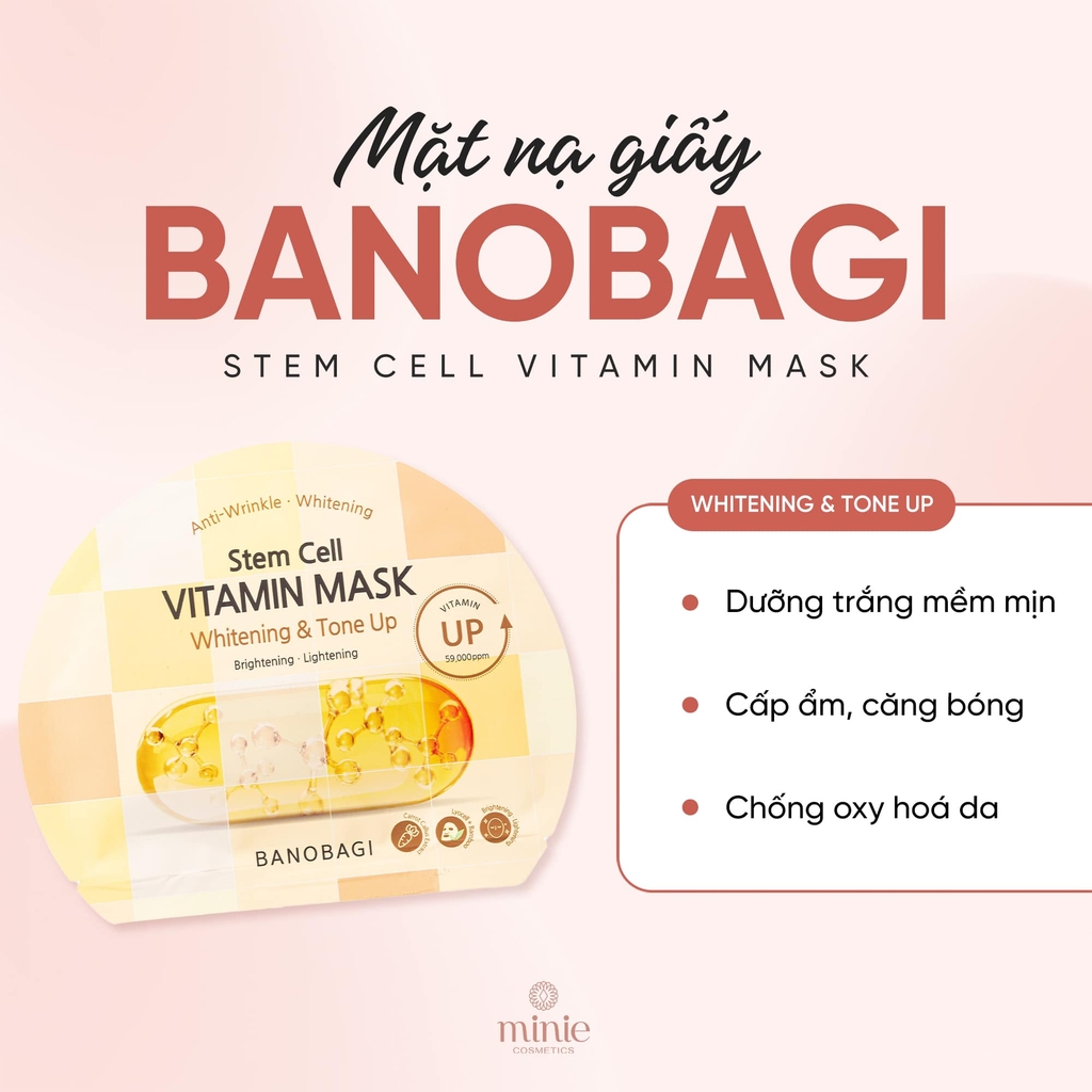 Mặt Nạ BANOBAGI STEM CELL VITAMIN MASK