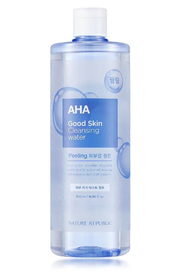 Nước Tẩy Trang Nature Republic AHA Good Skin Cleansing Water Peeling (500ml)