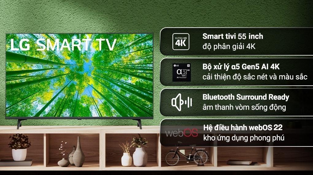 Smart Tivi LG UHD 4K 55 inch 55UQ7550PSF
