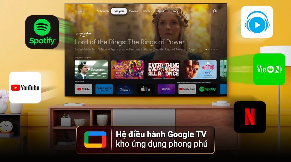 Google Tivi Mini LED Sony 4K 75 inch XR-75X95K