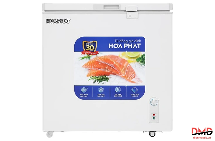 Tủ đông Hòa Phát 162 lít AD6162