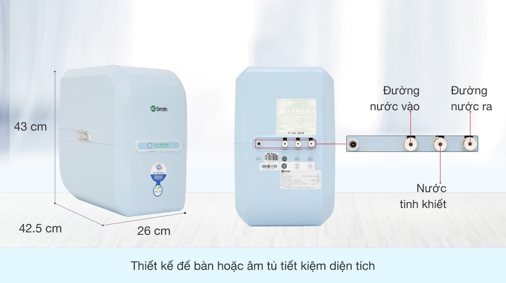 Máy lọc nước RO AOSmith M2 5 lõi