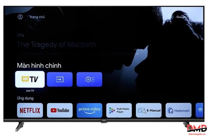 Google Tivi AQUA 50 inch AQT50K800UG