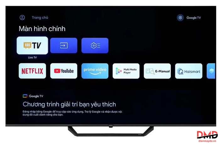 Google Tivi AQUA QLED 65 inch AQT65S80EUX