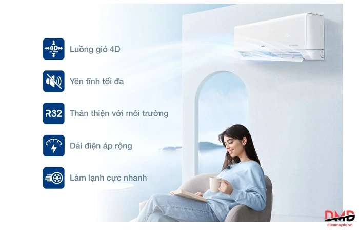 Điều hòa AUX Inverter 1.5 HP AW13CAA4DI-3VN