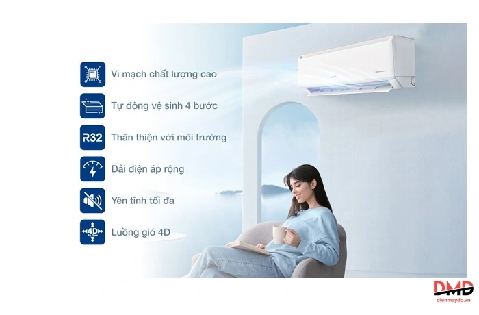 Điều hòa AUX Inverter 2 HP AW18CDA4DI-5VN