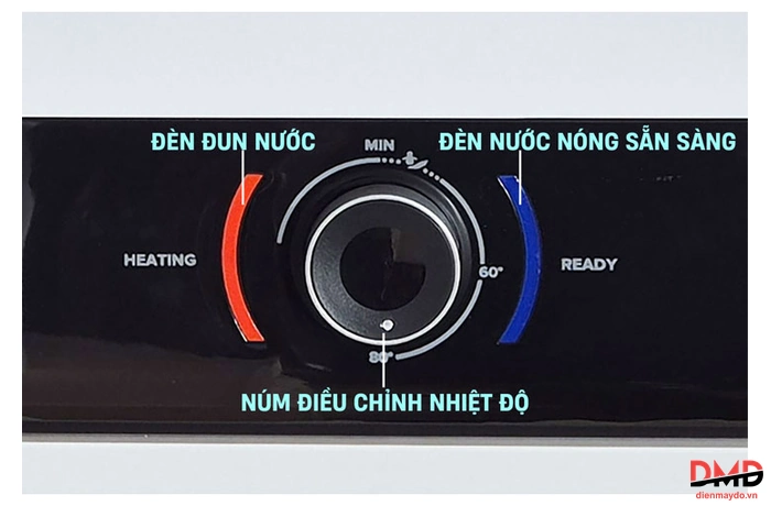 Bình nóng lạnh gián tiếp Ariston 30 lít 2500W SLIM3 30 RS AG+ VN