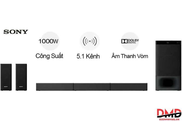 Bộ loa thanh Sony HT-S500RF 1000W