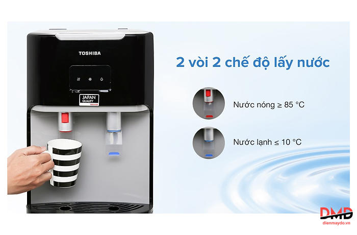 Cây nước nóng lạnh Toshiba RWF-W1669BV(K1) 650W