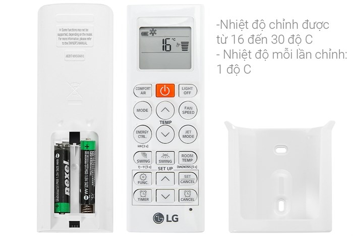 Điều hòa 2 chiều LG Inverter 1.5 HP B13END1