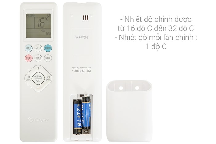 Điều hòa Casper Inverter 1.5 HP GC-12IS35
