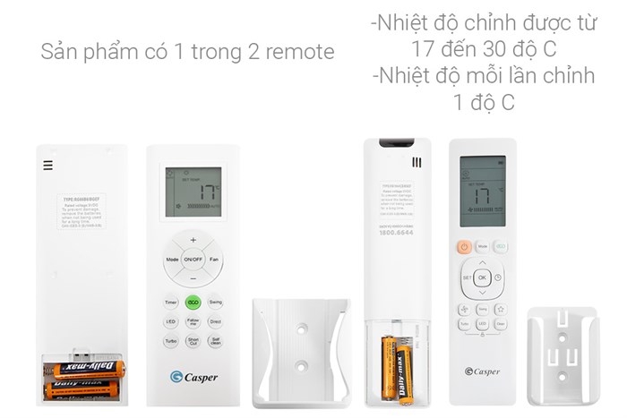 Điều hòa Casper Inverter 2 HP IC-18TL32