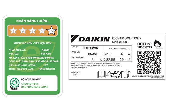 Điều hòa Daikin Inverter 2 HP FTKF50XVMV