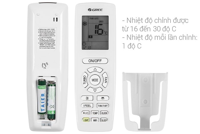 Điều hòa Gree Inverter 1.5 HP GWC12PB-K3D0P4