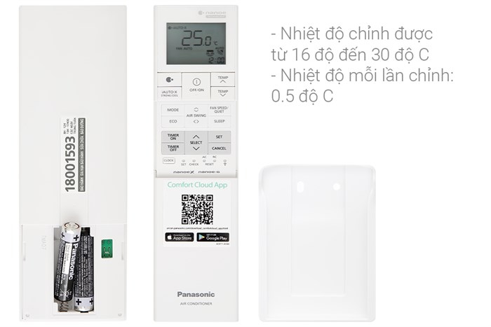 Điều hòa Panasonic Inverter 2 HP CU/CS-XU18ZKH-8