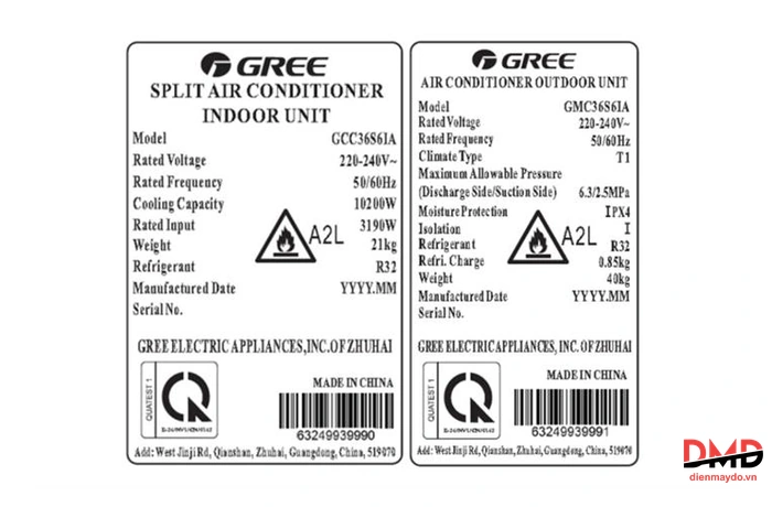 Điều hòa Gree Inverter 4 HP GCC36S6IA-GMC36S6IA