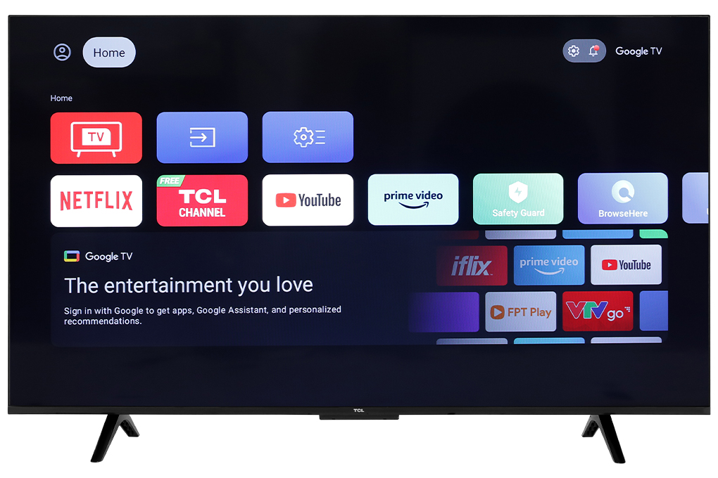 Google TV TCL 4K 50 inch 50P79B Trả Góp,Giao Ngay