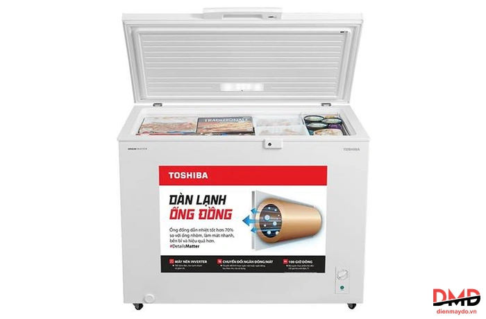 Tủ đông Toshiba Inverter 293 lít GR-RC390CM-PMV(01)