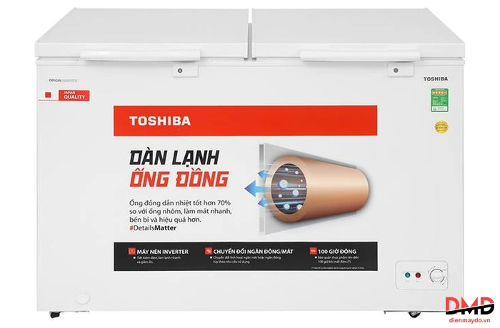 Tủ đông Toshiba Inverter 362 lít GR-RC470CM-PMV(01)