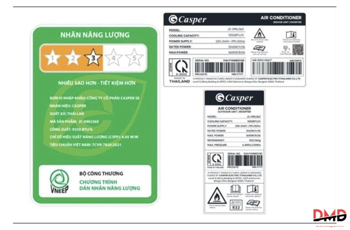Điều hòa Casper Inverter 1 HP JC-09IU36X