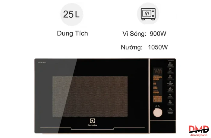 Lò vi sóng có nướng Electrolux EMG25D89GGP 25 lít