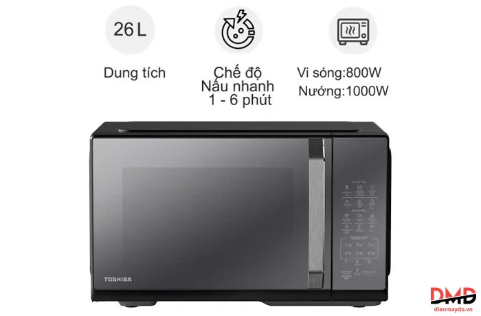 Lò vi sóng có nướng Toshiba MW3-EG26PE(BM) VN 26 lít
