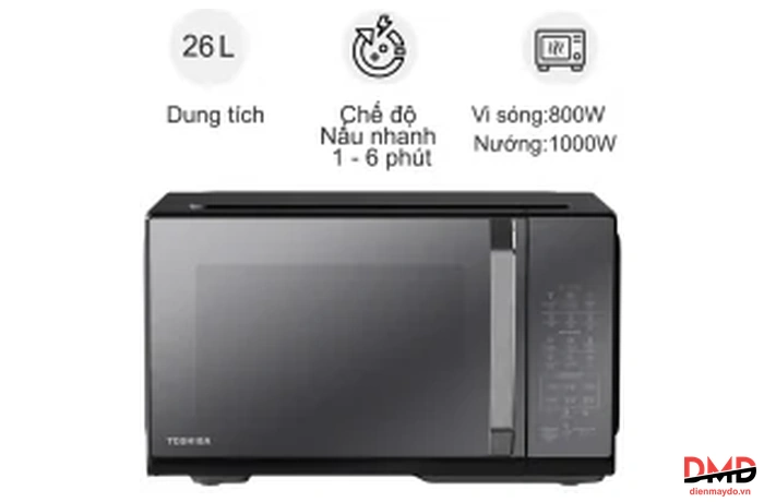 Lò vi sóng có nướng Toshiba MW3-EG26PE(BM) VN 26 lít