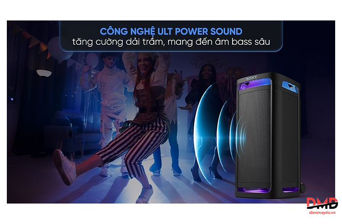 Loa kéo karaoke Sony ULT Tower 9 SRS-ULT900/CSP6 800W