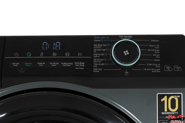 Máy giặt Aqua Inverter 9.5 kg AQD-A952J BK