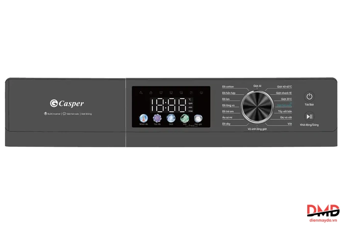 Máy giặt Casper Inverter 12.5 kg WF-D125VGR1