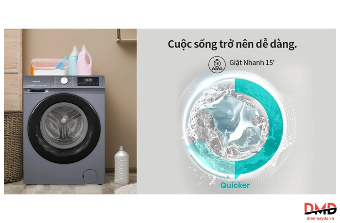 Máy giặt Hisense Inverter 10.5 kg WF105N1
