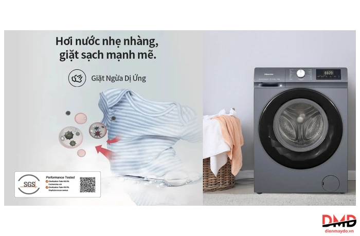 Máy giặt Hisense Inverter 10.5 kg WF105N1
