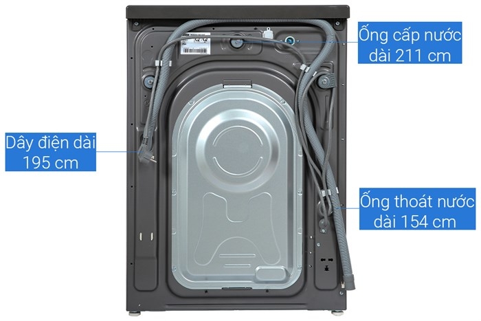 Máy giặt Samsung AI Inverter 10 kg WW10T634DLX/SV